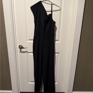 Zara Black Asymmetrical Jumpsuit